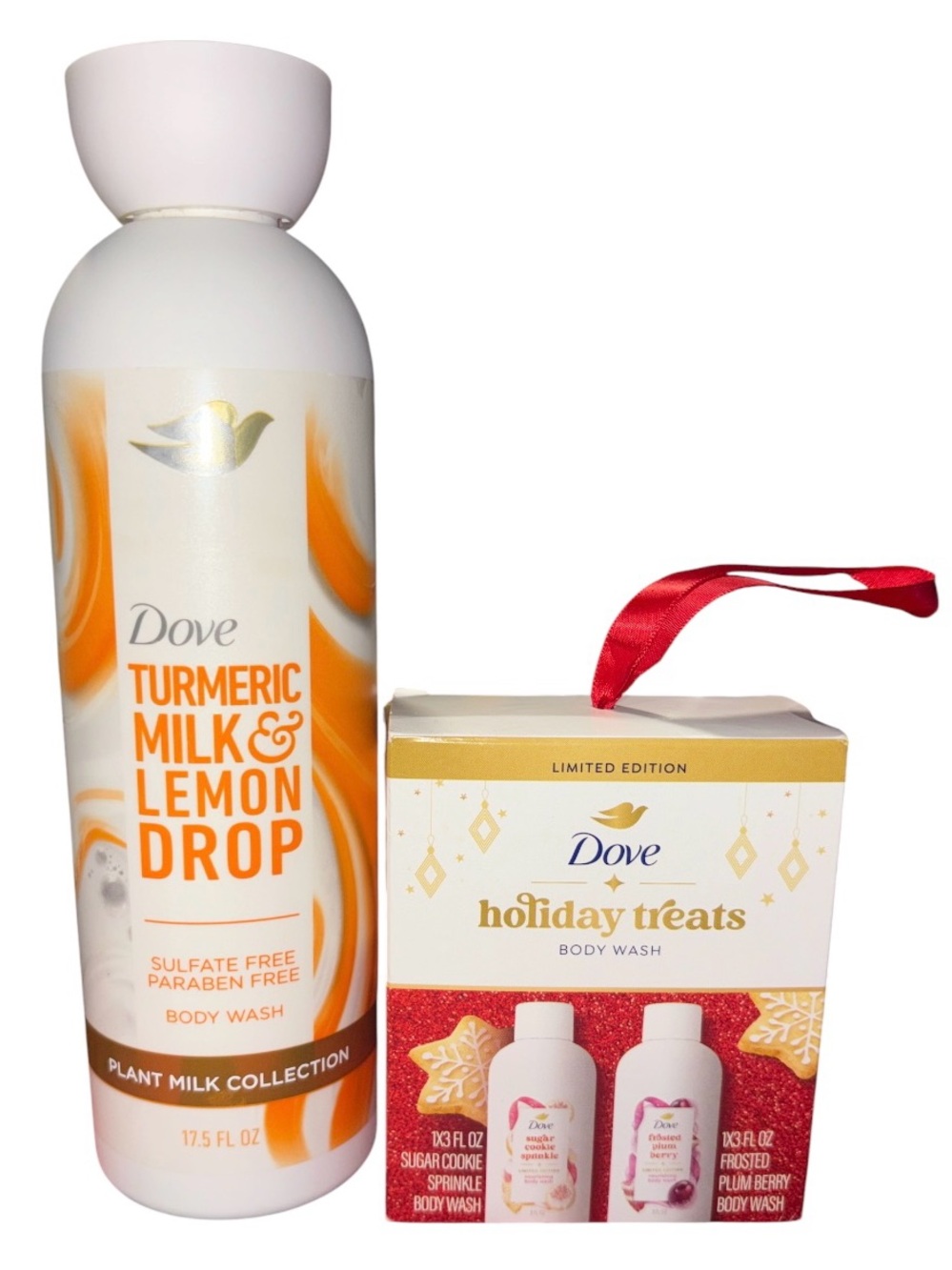 Dove Turmeric Milk & Lemon Drop Body Wash Bundle